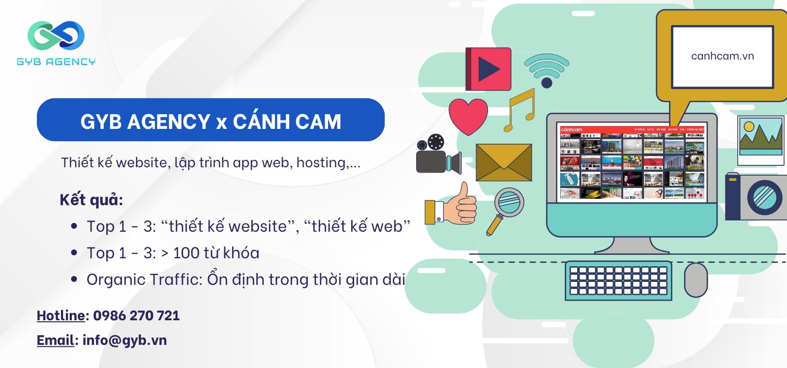 Case Study – SEO mảng thiết kế website [KH Cánh Cam]