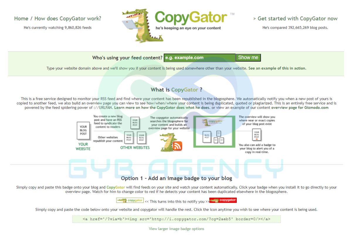 công cụ kiểm tra bài viết chuẩn seo Copygator