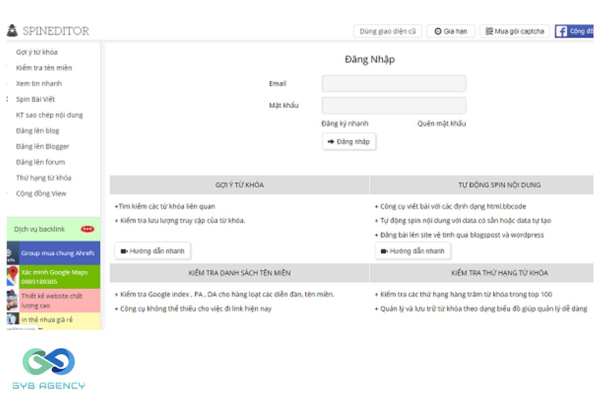 công cụ Spineditor