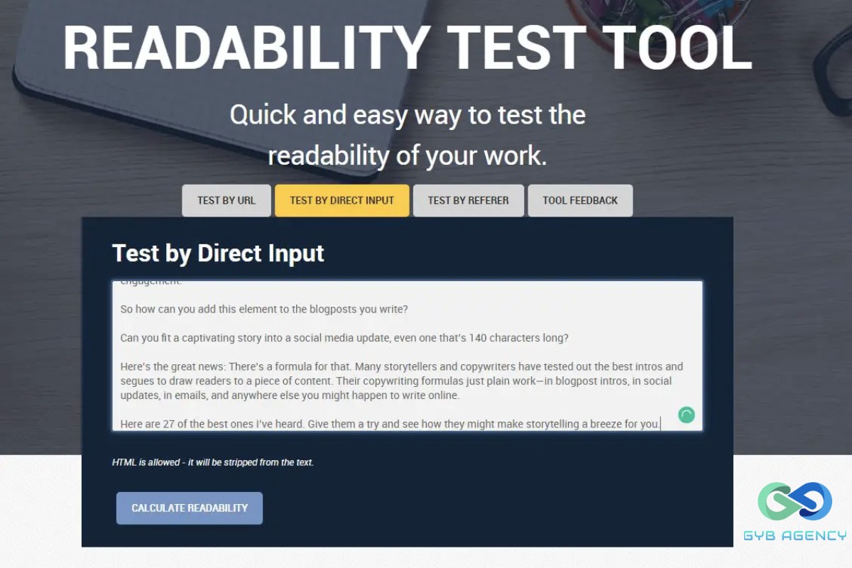 WebFX Readability là công cụ kiểm tra bài viết chuẩn SEO được nhiều người sử dụng