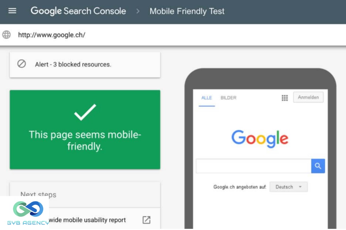 công cụ Mobile-Friendly Test