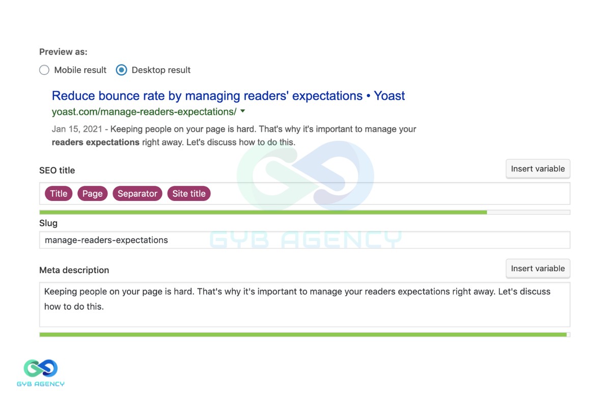 Dùng Yoast SEO
