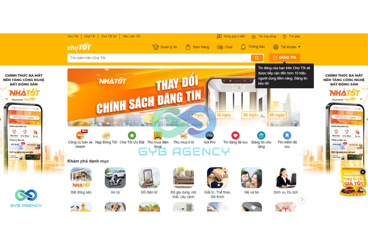 có mấy loại trang web 