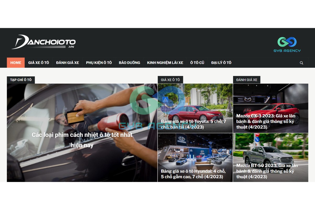 có mấy loại trang web 