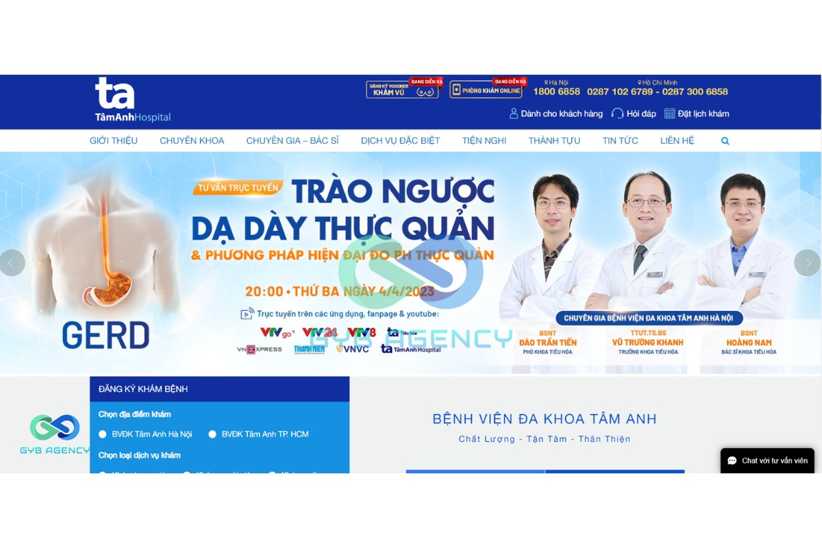 có mấy loại trang web 