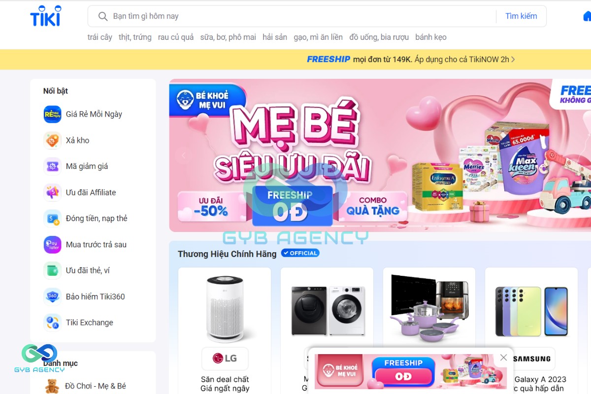 có mấy loại trang web 
