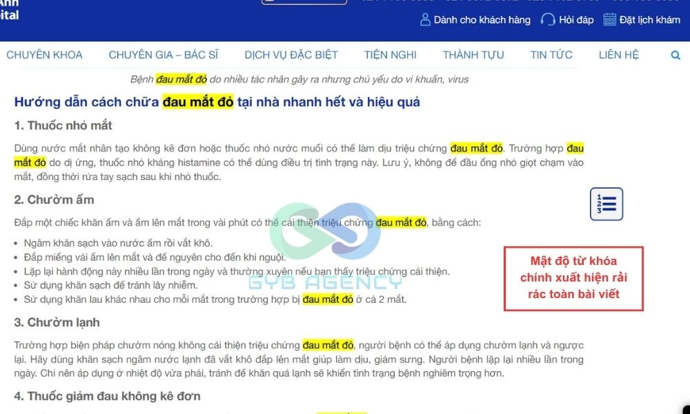 Mẫu bài viết chuẩn SEO