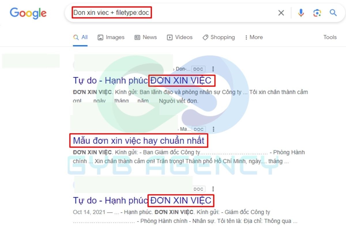 Một số câu lệnh tìm kiếm khác bên cạnh Allintitle
