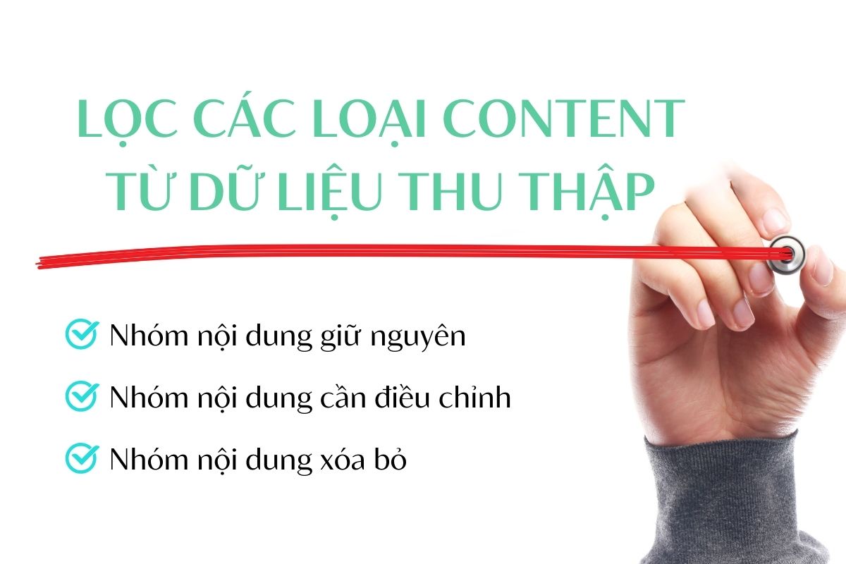 Phân tích dữ liệu là một phần trong quy trình Audit Content