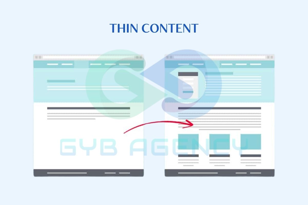 Thin Content không mang lại giá trị cho cả người dùng và website
