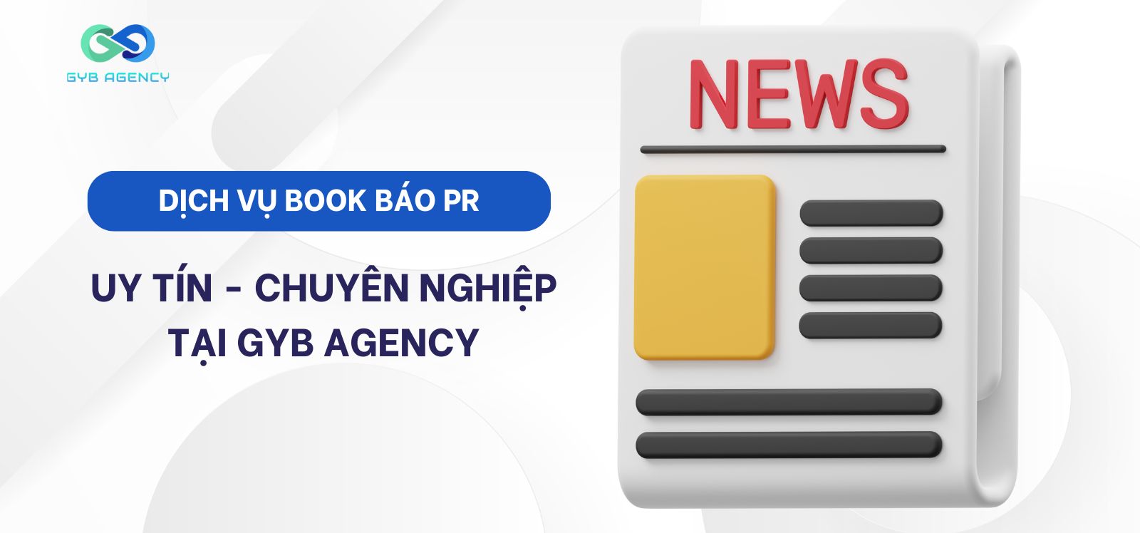 Mẫu báo PR thương hiệu GYB Agency book trên báo Hà Tĩnh