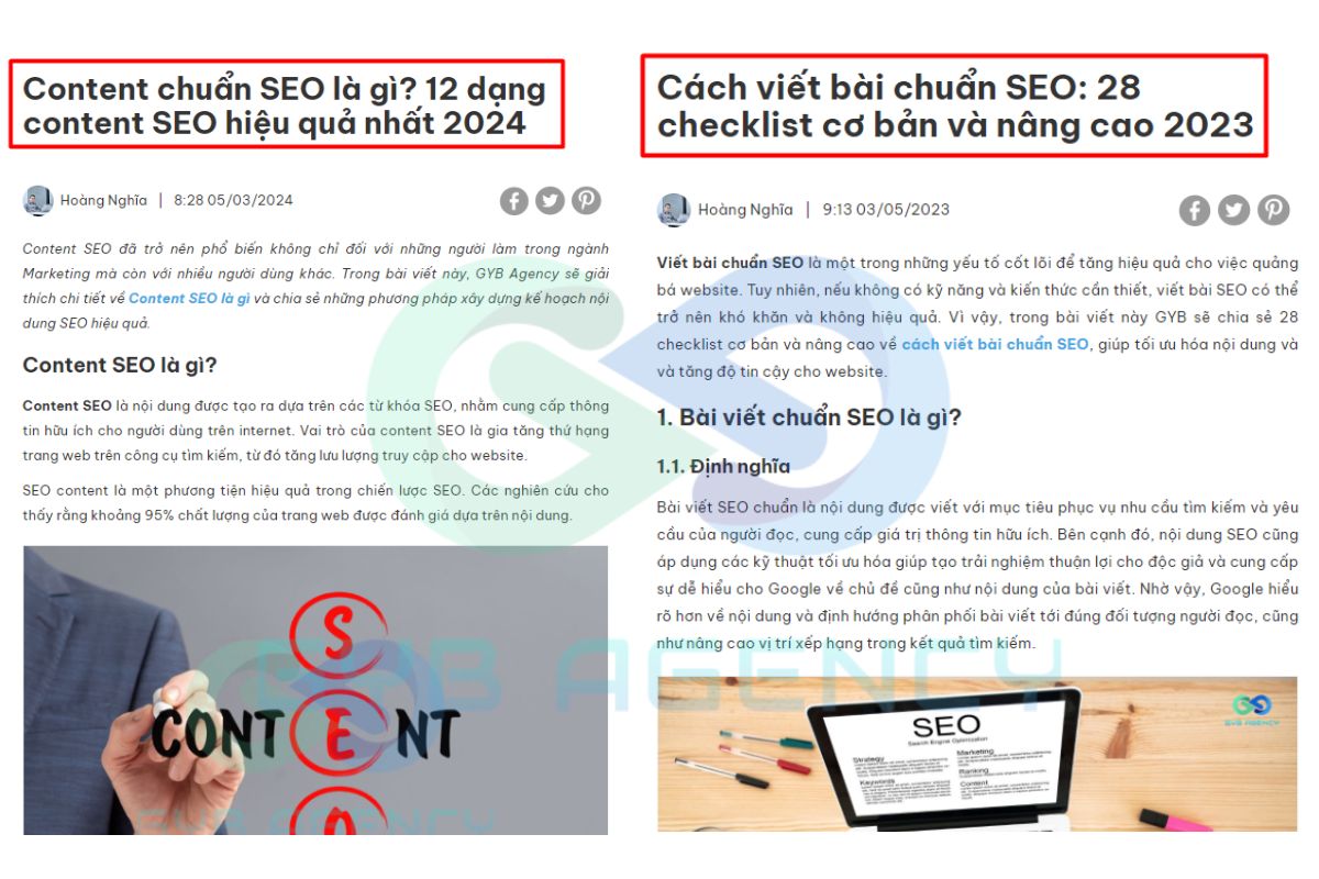 Bạn không nên viết trùng thẻ H1 ở các bài viết