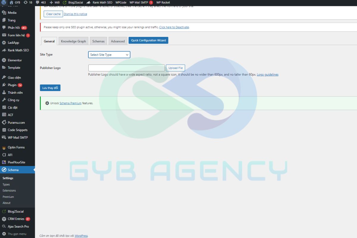 Cài đặt Schema trong WordPress