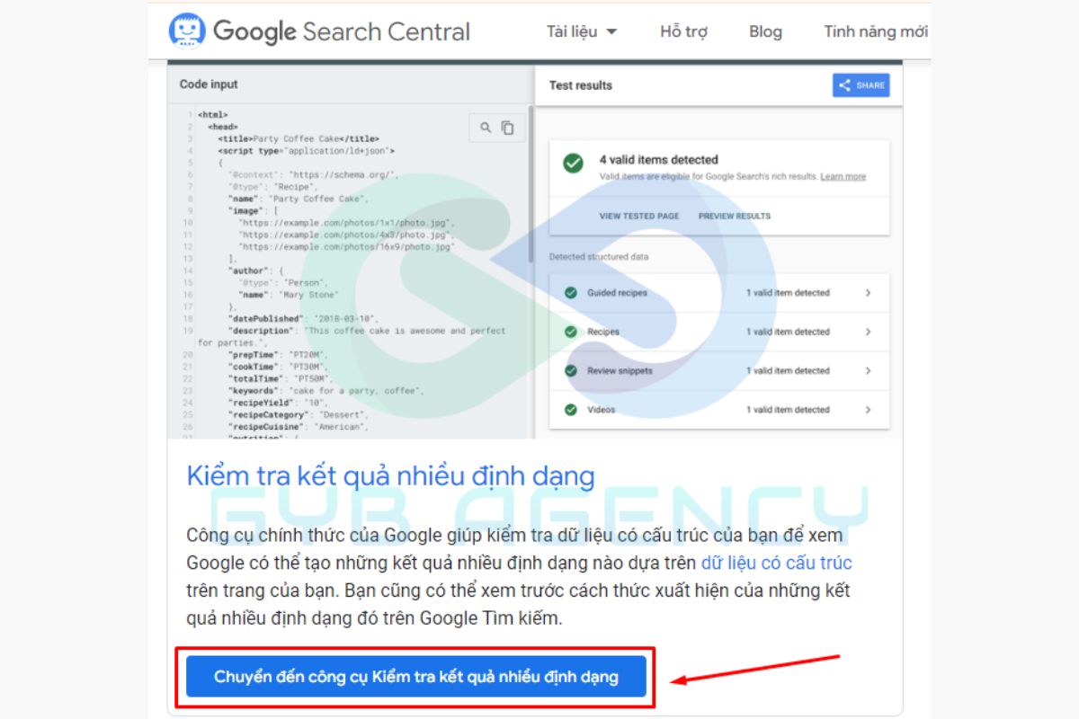 Trang công cụ Google