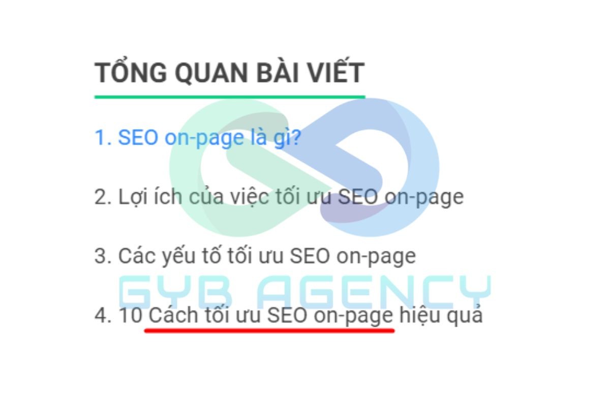Các vị trí phù hợp để đặt LSI Keyword