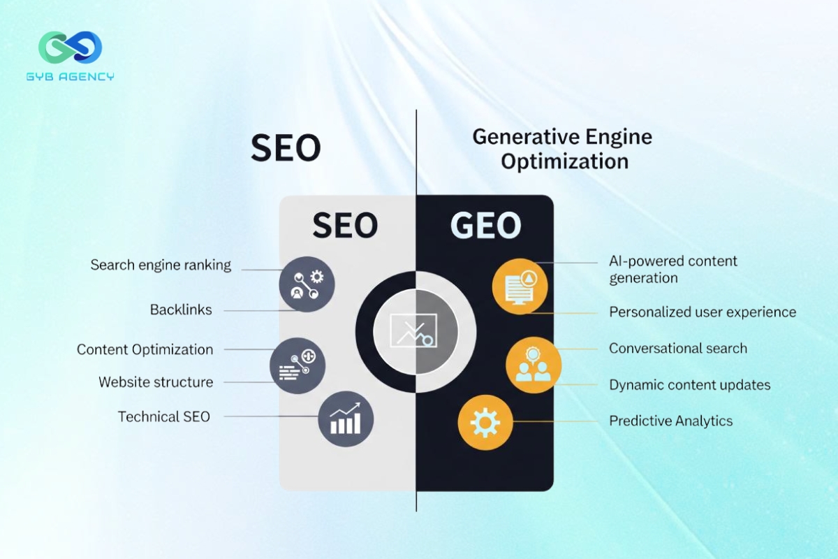 Phân biệt SEO và GEO