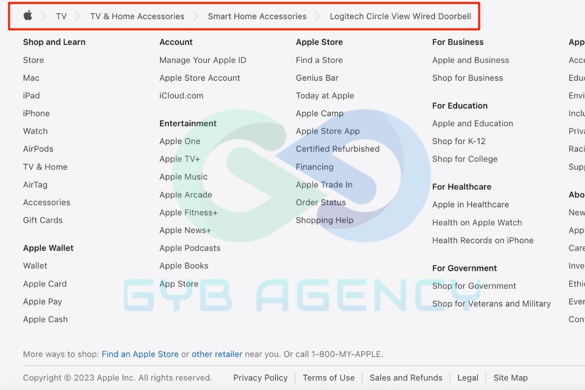 Các website quá nhiều phân cấp cần có Breadcrumb