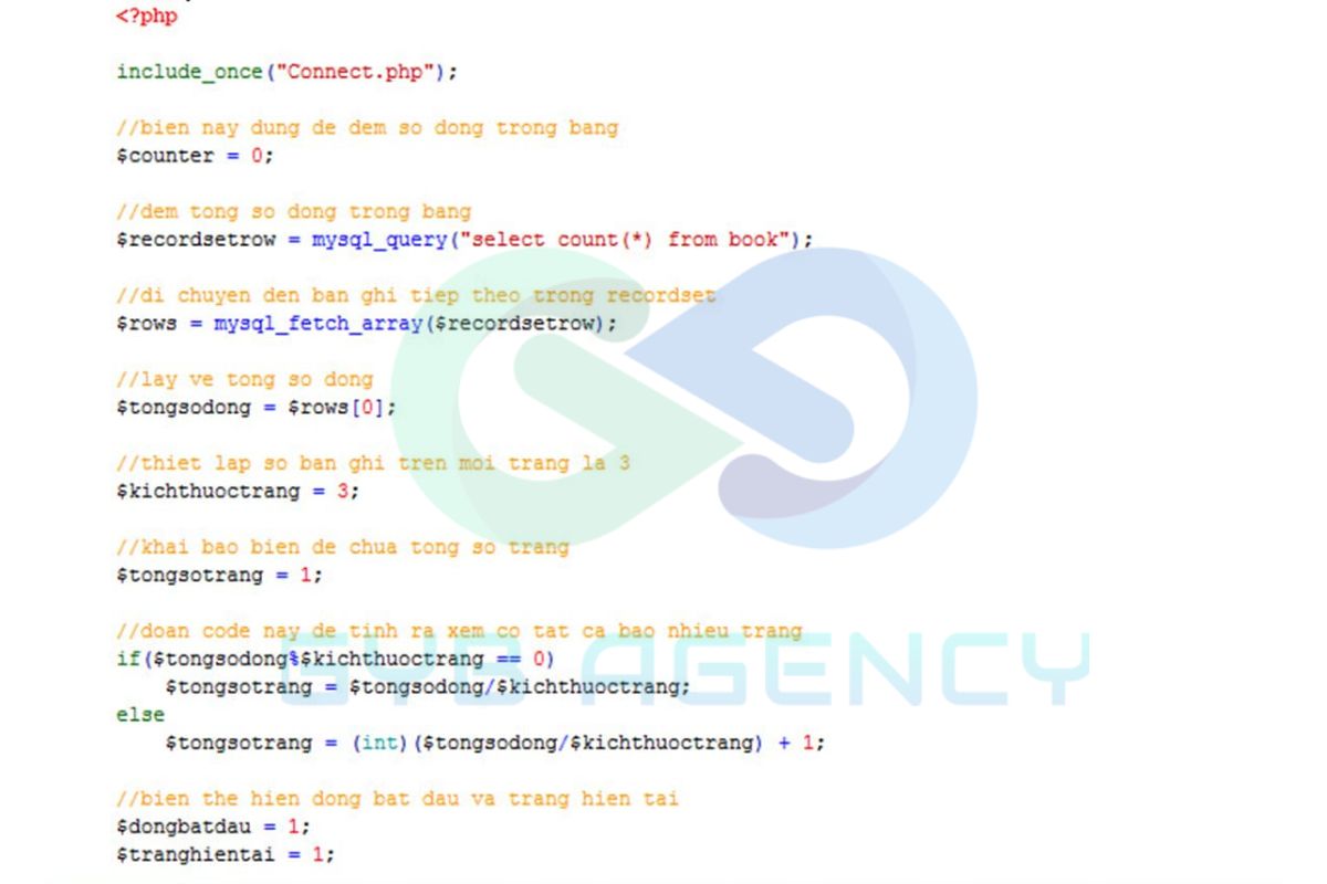 Cách dùng PHP để lấy tổng số dòng trong CSDL